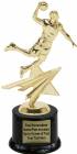 9" Basketball Male Star Series Trophy Kit with Pedestal Base