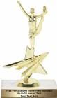 7 1/4" Cheerleader Star Series Trophy Kit