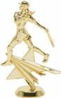 6" Female Batter Star Series Gold Trophy Figure