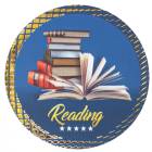 2" Dazzle Reading Trophy Insert