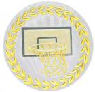 2" Metallic Basketball Mylar