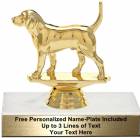 4" Beagle Dog Trophy Kit