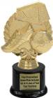 6 3/8" Wreath Soccer with Ball Trophy Kit with Pedestal Base