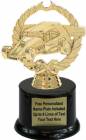 6" Dirt Track Racing Trophy Kit with Pedestal Base