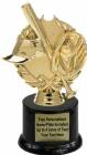 6 3/4" Wreath Series Baseball Trophy Kit with Pedestal Base