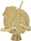 4 3/4" Wreath Series Hockey Trophy Figure Gold