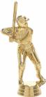 3 3/4" Junior League Male Baseball Gold Trophy Figure