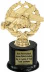 6" Wreath Sprintcar Trophy Kit with Pedestal Base