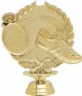 4 1/2" Wreath Series Track Gold Trophy Figure