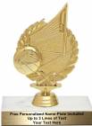 5 3/4" Wreath Series Volleyball Trophy Kit