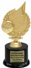 7 1/4" Wreath Series Volleyball Trophy Kit with Pedestal Base