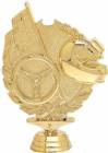 5" Wreath Racing Gold Trophy Figure