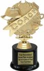 6 1/2" Wreath Series Coach Trophy Kit with Pedestal Base