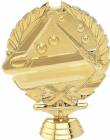 4 1/2" Wreath Series Pool Gold Trophy Figure