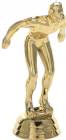 4 1/4" Swimmer Male Gold Trophy Figure