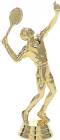 4 1/4" Tennis Male Gold Trophy Figure