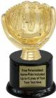 6" Softball Holder Trophy Kit with Pedestal Base