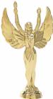 3" Victory Female Gold Trophy Trim