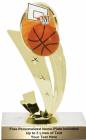 7 1/4" Sport Scene Basketball Trophy Kit