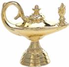 3" Lamp of Knowledge Gold Trophy Figure