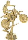 4 1/2" Dirt Bike Gold Trophy Figure