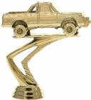 4" Pick-up Truck 4 x 4 Gold Trophy Figure