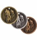 2" Bicycling 3-D Award Medal