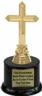 6 1/2" Cross Trophy Kit with Pedestal Base