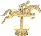 Gold 3 1/2" Jumping Horse Trophy Figure