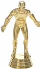 4" Wrestler Male Gold Trophy Figure