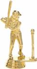 3 3/4" T-Ball Batter Female Gold Trophy Figure