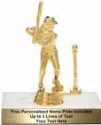 4 1/2" T-Ball Batter Female Trophy Kit