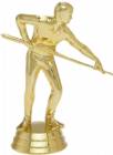 4" Pool Shooter Male Gold Trophy Figure