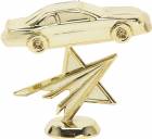 4" Stock Car Star Gold Trophy Figure