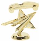 3" Pinewood Derby Star Gold Trophy Figure