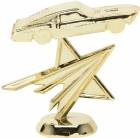 3 5/8" Mustang Star Gold Trophy Figure