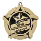 2 1/4" Super Star Series Most Improved Medal