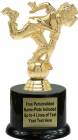 6" Comic Bowler Male Trophy Kit with Pedestal Base