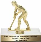 4 1/4" Field Hockey Male Trophy Kit