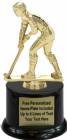 5 1/2" Field Hockey Male Trophy Kit with Pedestal Base