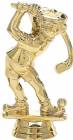 4" Comic Golfer Male Trophy Figure Gold