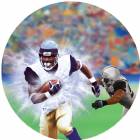 Football 3D Graphic 2" Insert