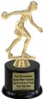 6 1/4" Bowler Female Trophy Kit with Pedestal Base