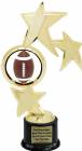 10" Football Spinner Trophy Kit with Pedestal Base