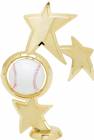 8" Baseball Spinner Gold Trophy Figure