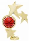 8" Basketball Spinner Trophy Figure Gold