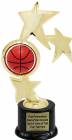 10" Basketball Spinner Trophy Kit with Pedestal Base