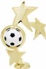 8" Soccer Spinner Gold Trophy Figure
