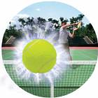 Tennis Male 3D Graphic 2" Insert