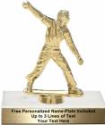 4 1/4" Cricket Bowler Male Trophy Kit